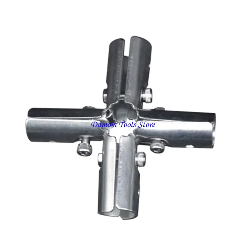 57BE T Pipe Connectors Tees Clamps For Secure Pipe Connection And Support Frames