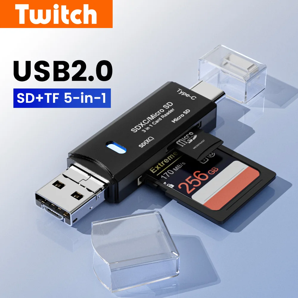 5 In 1 Card Reader …