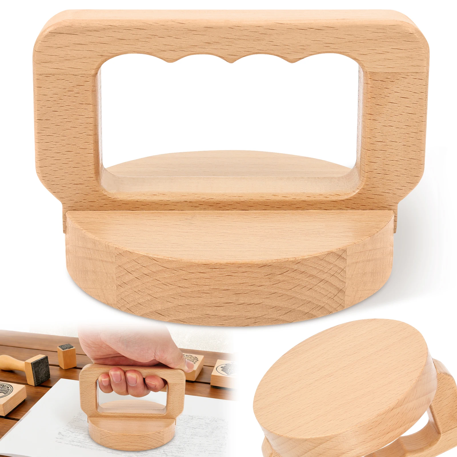 Lino Printing Block - Wood Block Printing Baren for Printmaking