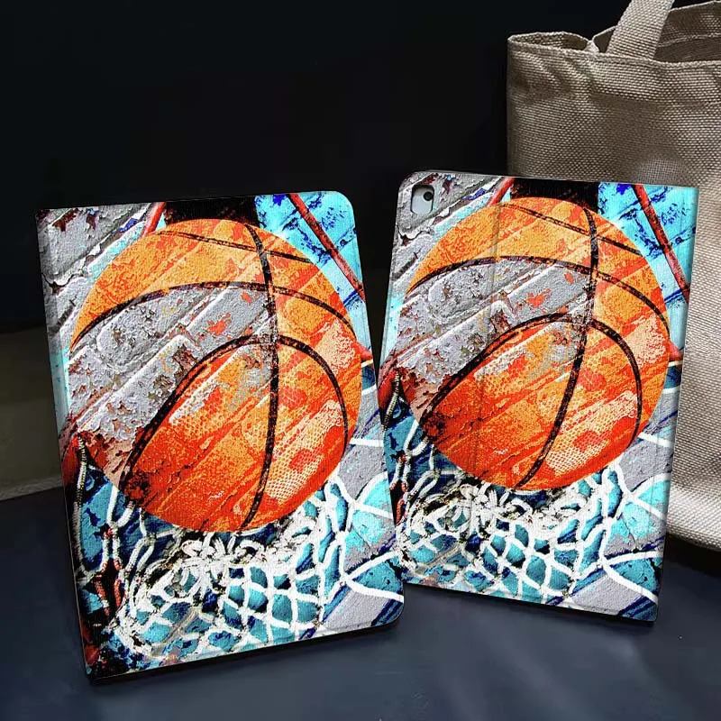 

Abstract Basketball Hoop Tablet Case For iPad Pro Air 5th 6th 7th 13 M3 M4 M5 12.9 13.3 inch 2018 2022 2024 2025
