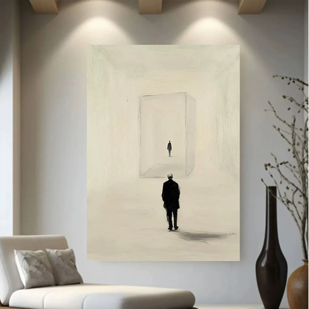 

Handmade Artwork Decor Poster Abstract Character Oil Painting On Canvas Classical Wall Art African Women In Bohemian Costumes