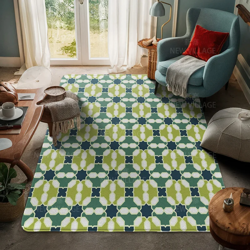 House entrance carpet Home door mat Living Room Bath Foot decoration non-slip rugs Modern geometric pattern nordic simple boho