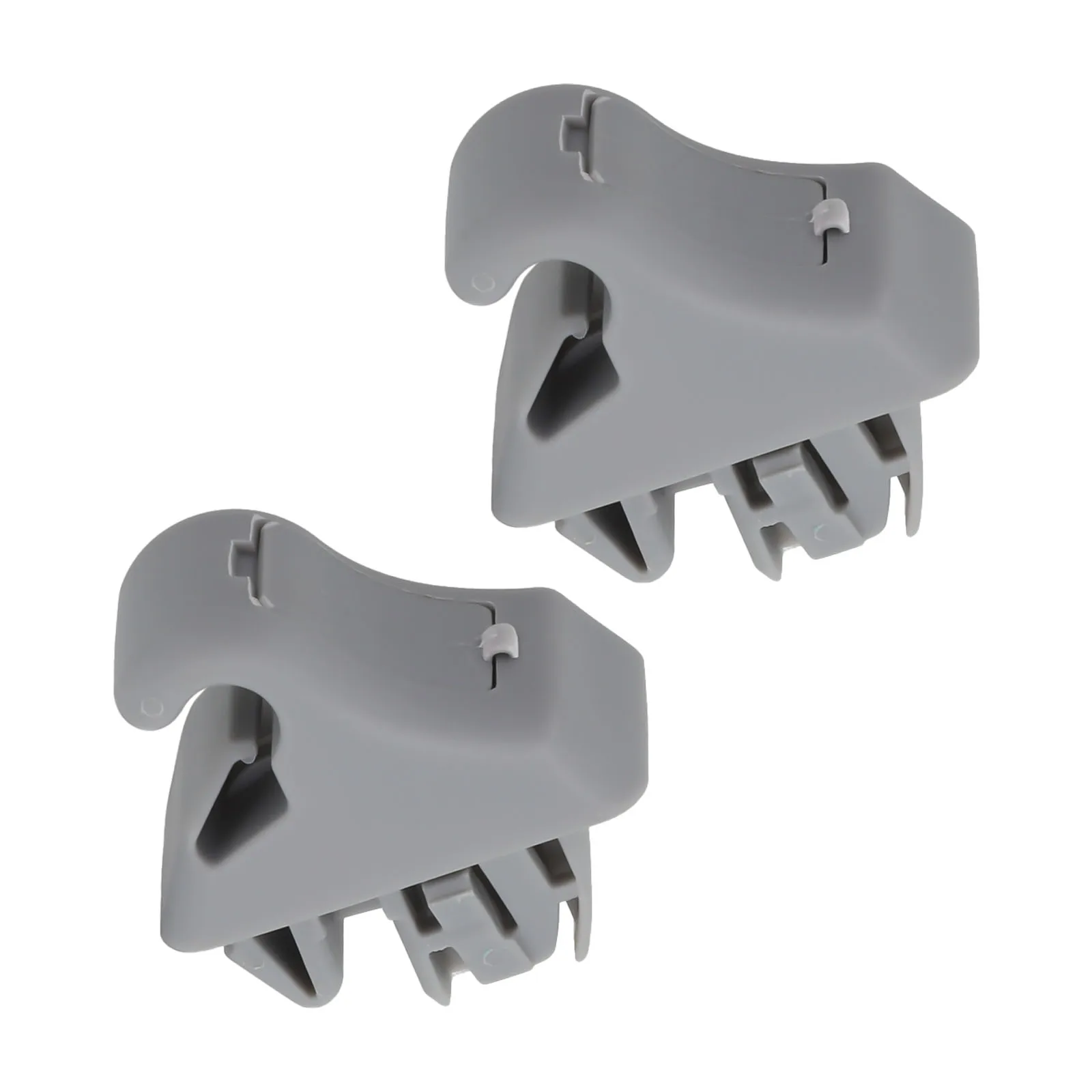 Top Sun Visor Retainer Clip Gray Wear-resistant Anti-corrosion Beige MR779704/MR779705 Replacement Installation