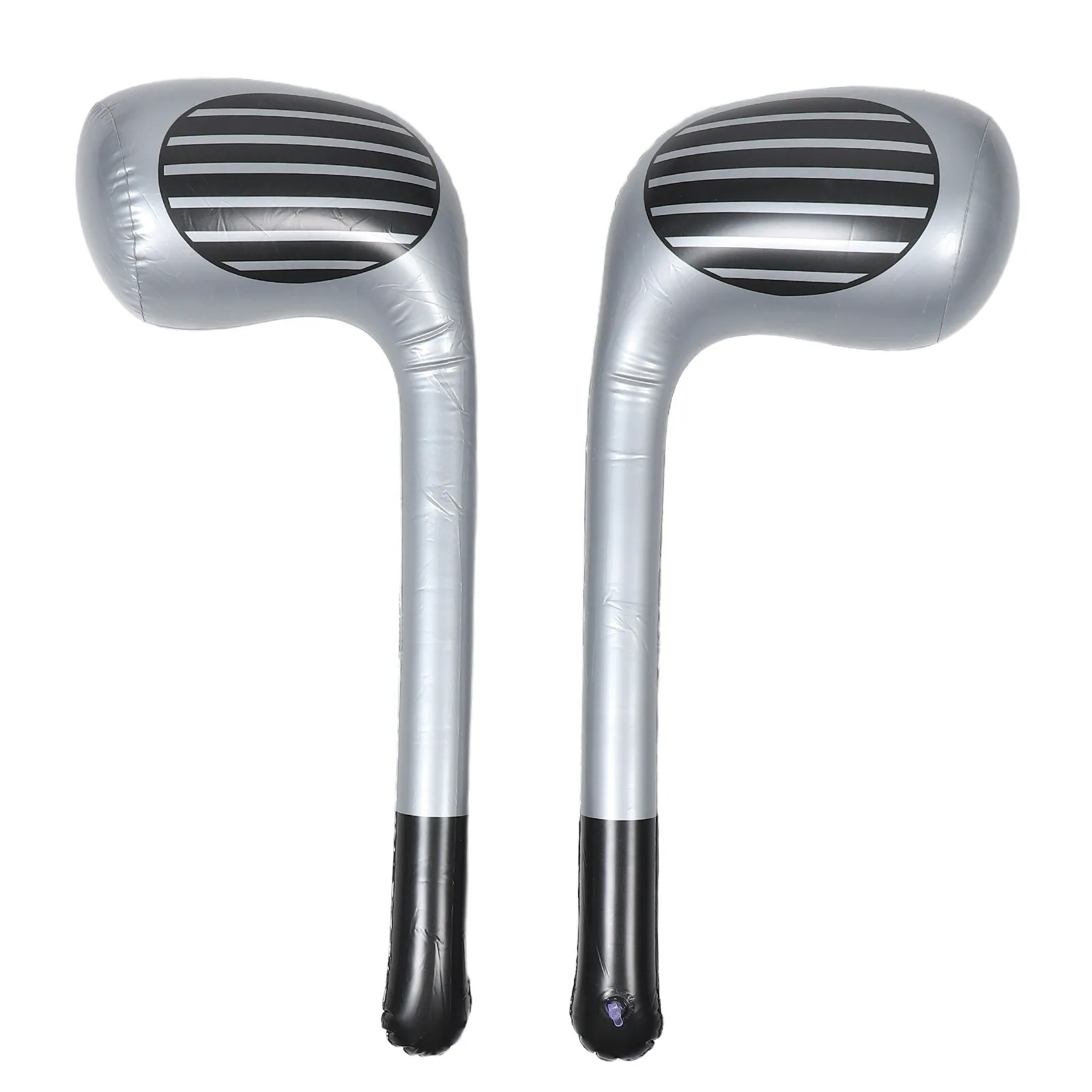 2pcs Inflatable Golf Clubs 28inch Blow Up Golfer Sticks for Party Decorations Golf-Themed Events Birthday Party Favors