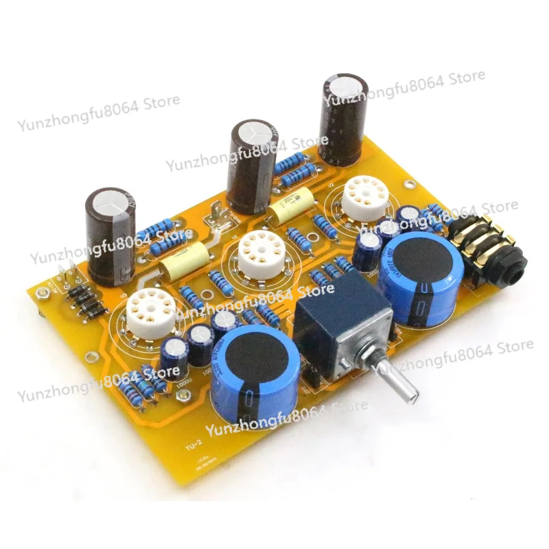

TU-2 (WCF Modified) 6N2+6N6 Tube Headphone Amplifier DIY Kit / Finished Board (No Tube)