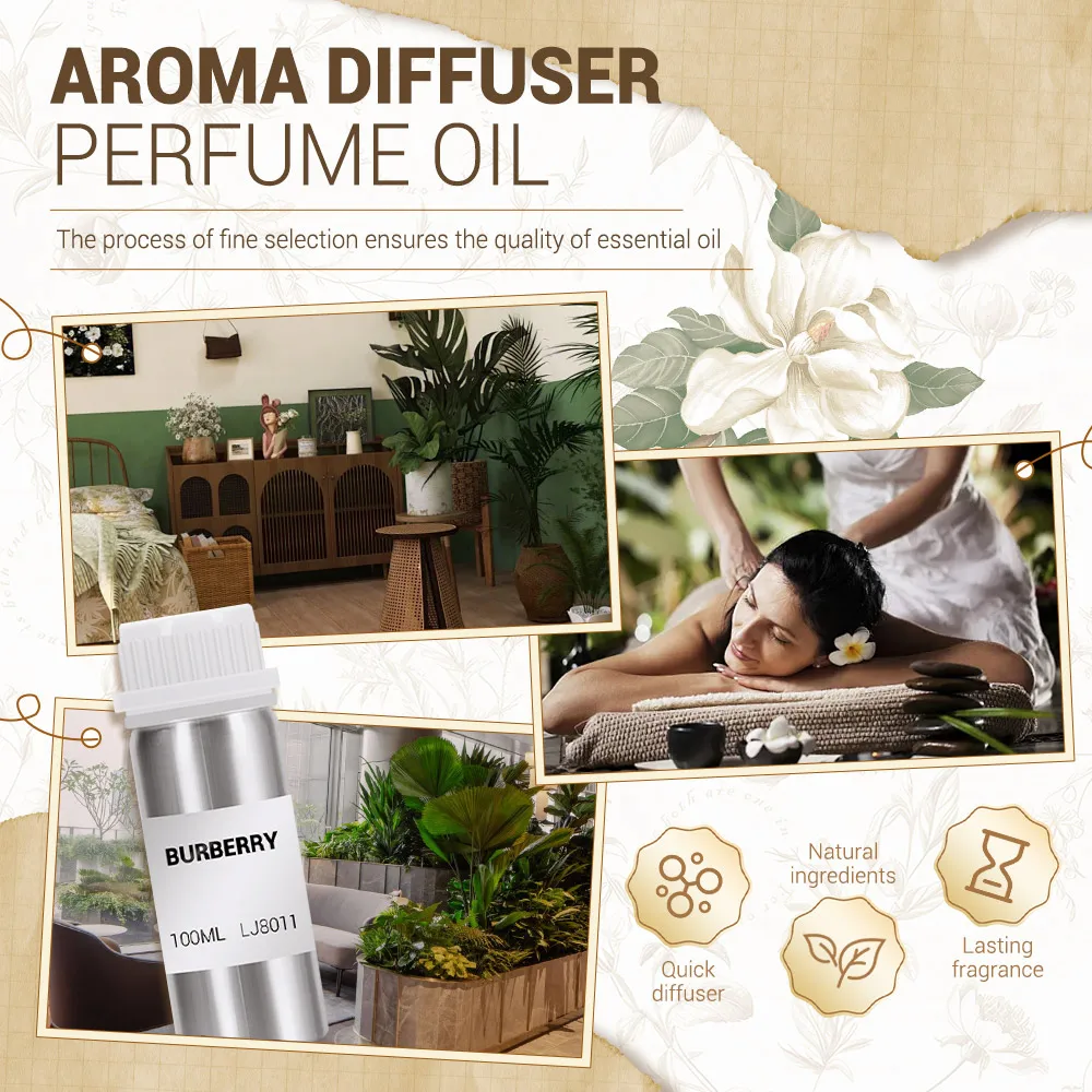 100ml oli essenziali Hotel profumo olio deodorante profumo casa diffusore stanza fragranza olio essenziale ricariche