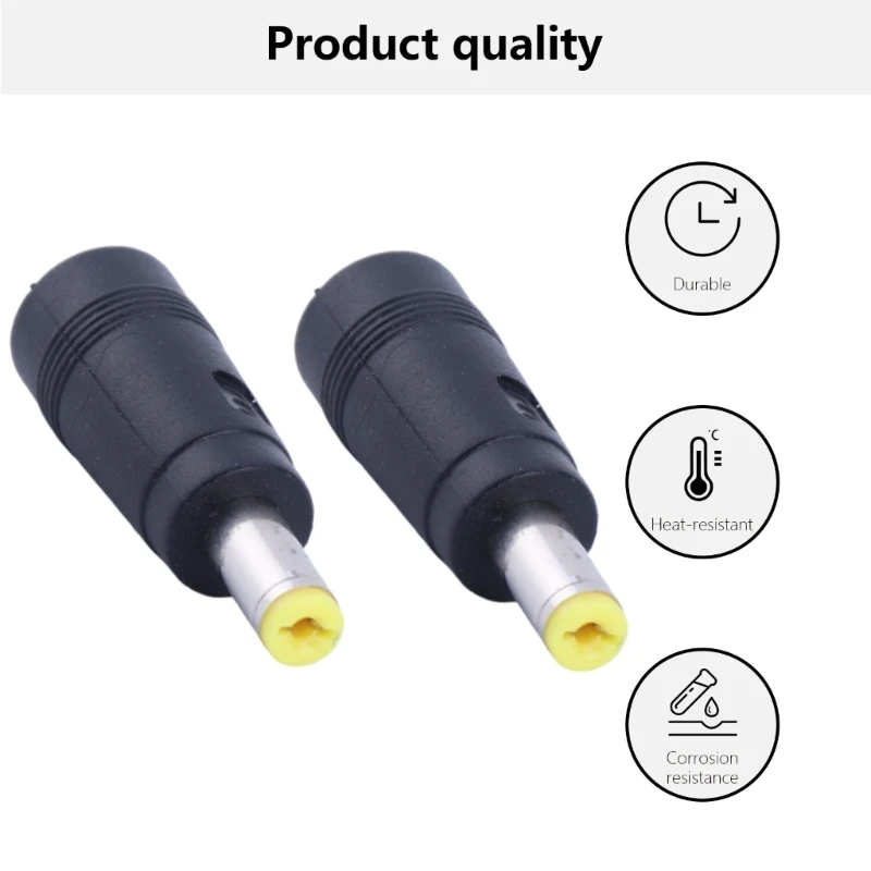 Adaptador alimentação universal 5,5x2,1mm fêmea para 2,5x0,7mm/3,5x1,35mm/4,0x1,7mm