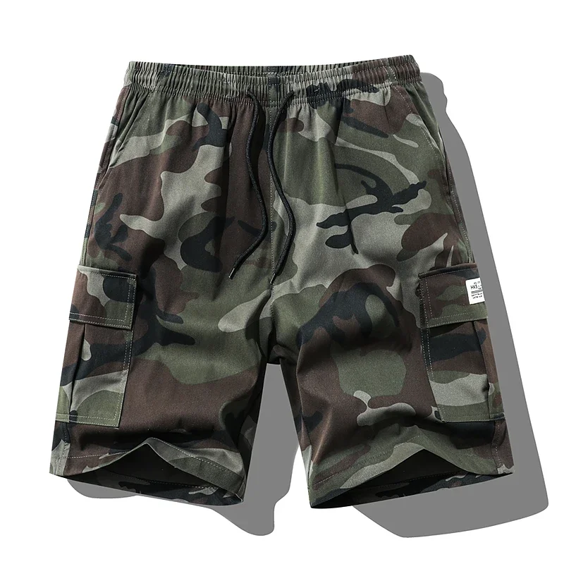 

Pop Summer New Men's Camouflage Shorts Fashion Casual Drawstring Jogging Pants Breathable Quick Drying Pants XXS-5XL