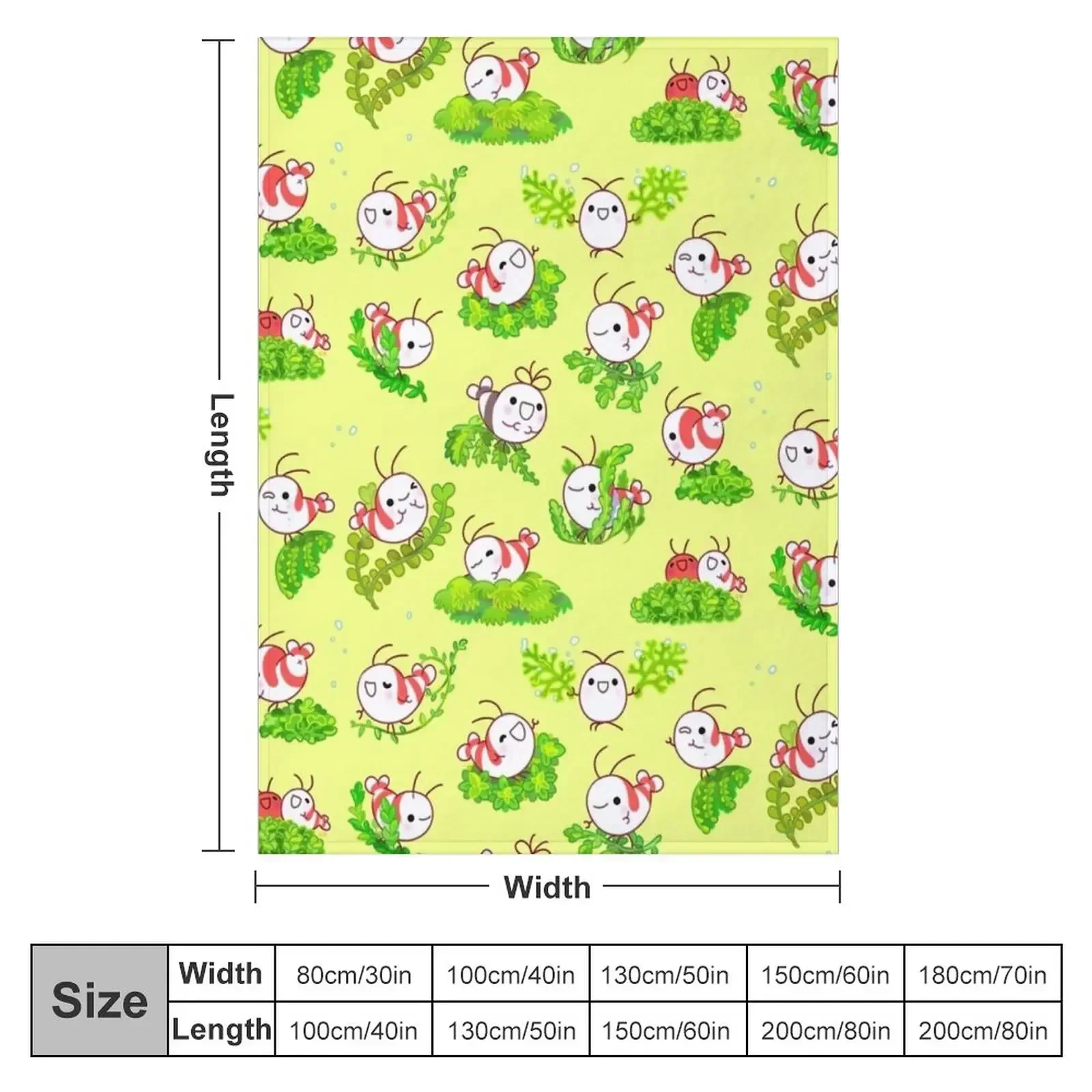 Shy shrimp and moss Throw Blanket Luxury Designer Weighted Thermals For Travel manga Soft Big Shaggy Blankets
