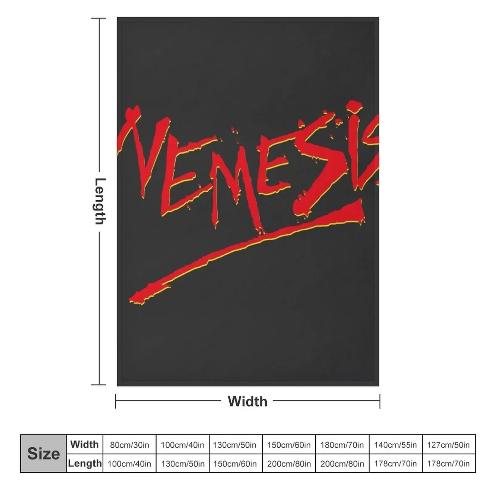 Nemesis Logo Throw Blanket christmas decoration Luxury Brand Flannels Blankets