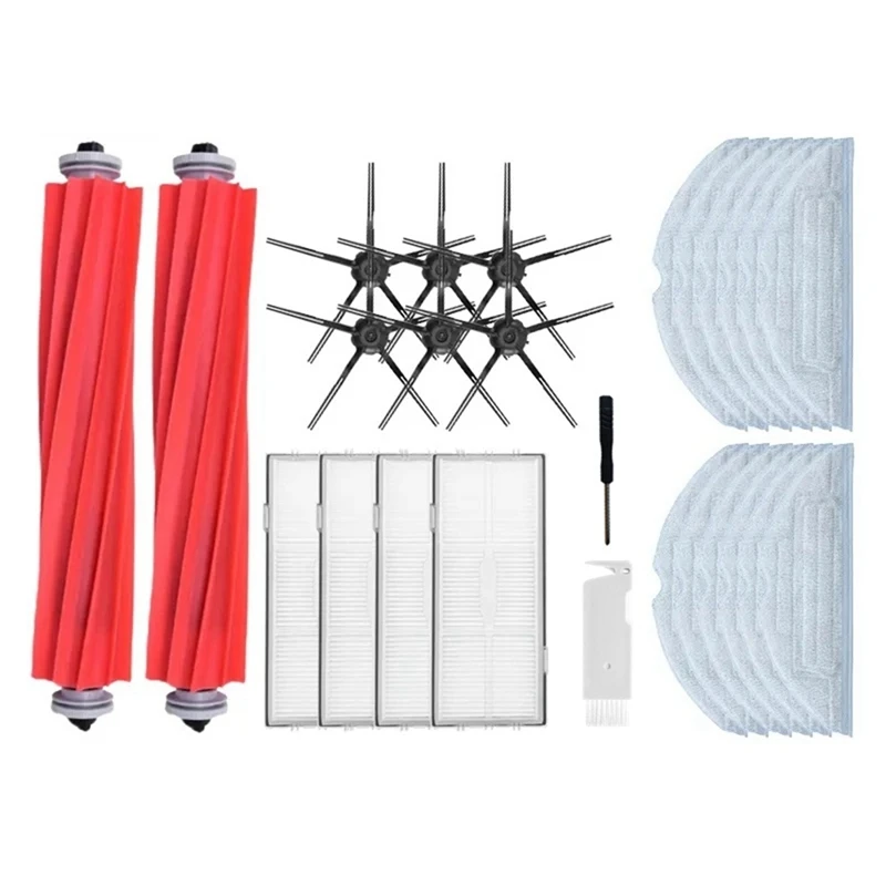 

For Roborock S7 / S7 Maxv Ultra Accessories Robot Vacuum Cleaner Main Side Brush Mop Cloth HEPA Filter Replacement