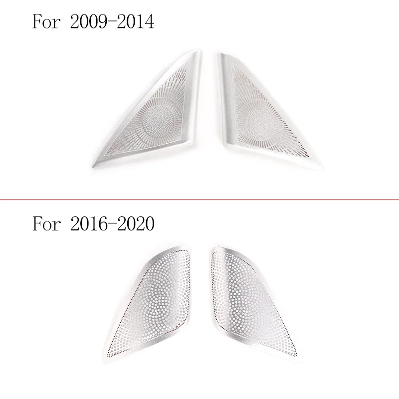 For BMW 7 Series F01 F02 F03 F04 G11 G12 2009-2020 Aluminum alloy Car Car Door Treble Speaker Net Cover Sticker Car Accessories