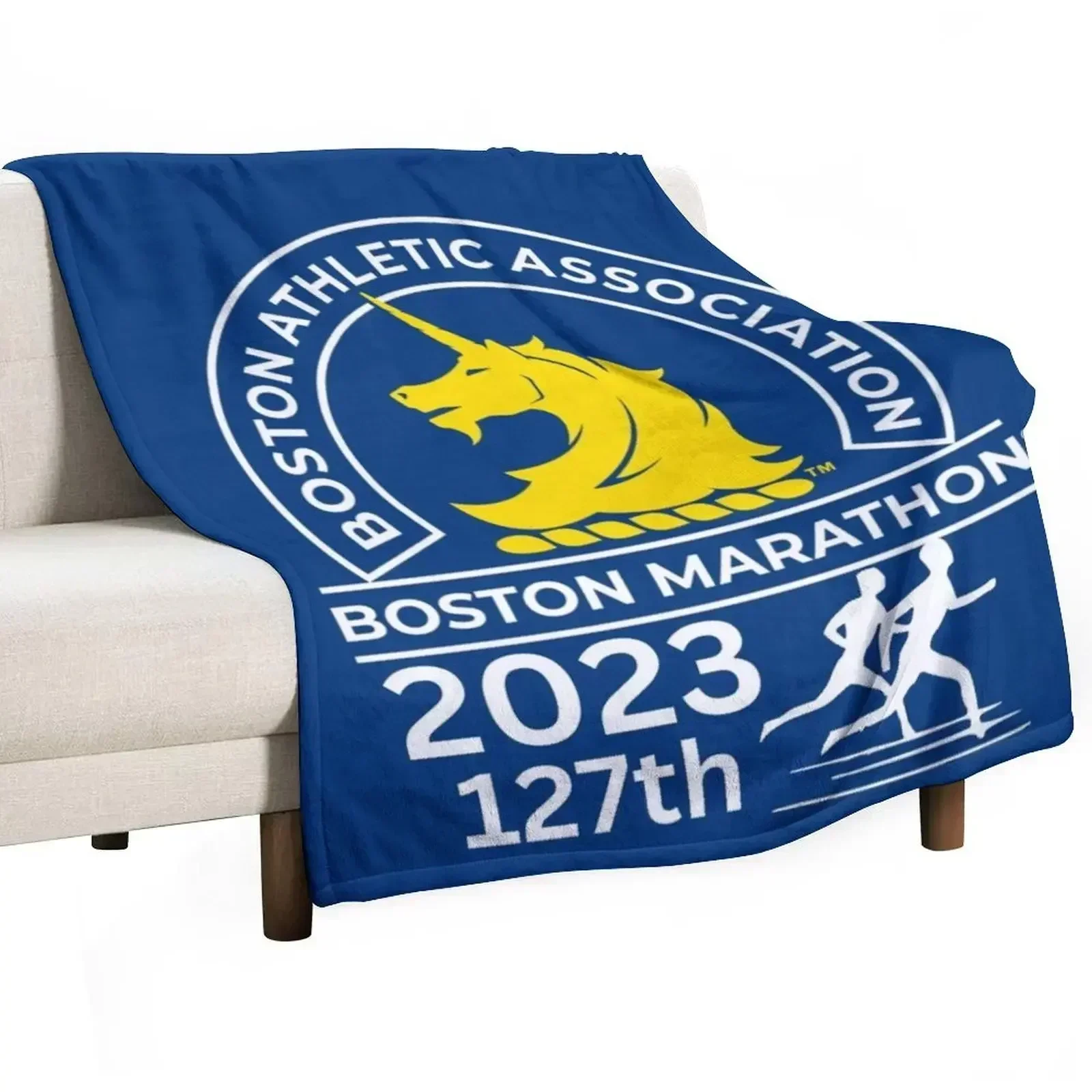 Boston Marathon 2023 Throw Blanket decorative Luxury Throw Tourist Sleeping Bag Baby halloween Blankets