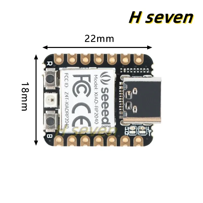 Seeed แผงโมดูลบอร์ดพัฒนา RP2040ราสเบอร์รี่ Pi สำหรับ Arduino/micropithon/วงจรงูหลาม