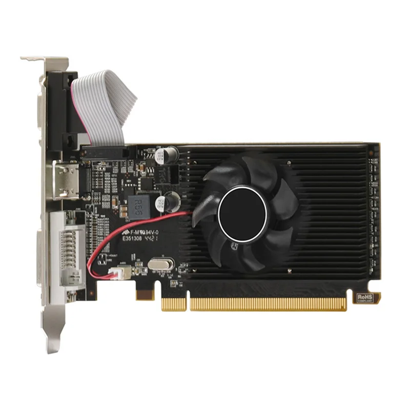 

Видеокарта T07C-R5 230 2 ГБ GDDR3 625 МГц 1066 МГц 64 бит 40 Нм 6-контактная 1920X1080 HDMI-совместимая видеокарта DVI-D VGA
