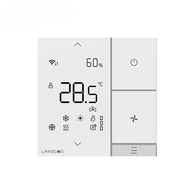 Multifunctional smart home digital wired thermostat thermostat two-in-one control floor heating fan coil