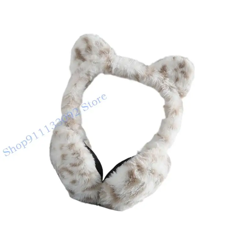 

Изолированные Х9ЭД грелки для ушей в стиле леопарда для детей, взрослых, на открытом воздухе, в помещении