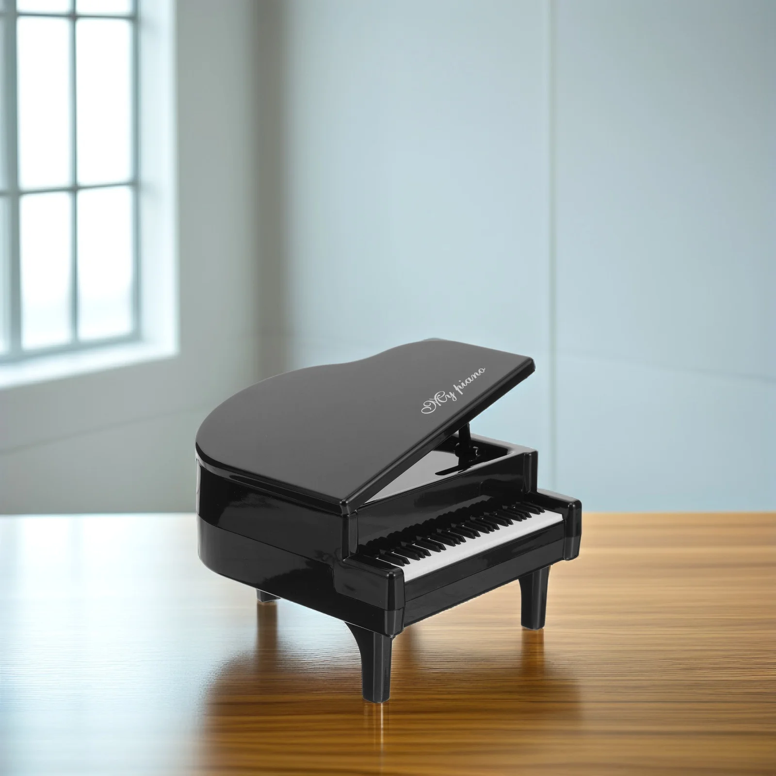 Celengan Piano Kecil Tahan Lama Praktis Tempat Uang Dekorasi Rumah Penyimpanan Koin Dekoratif Celengan Piano Dekoratif