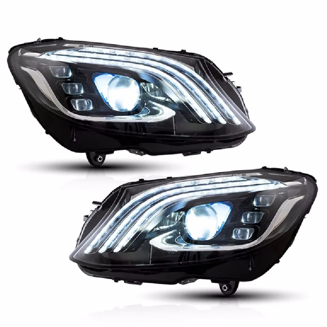 

LED Headlights Assembly For Mercedes Benz C Class W205 2015 2016 2017 2018 2019 2020 Dynamic Turn Signal Head Light High Beam