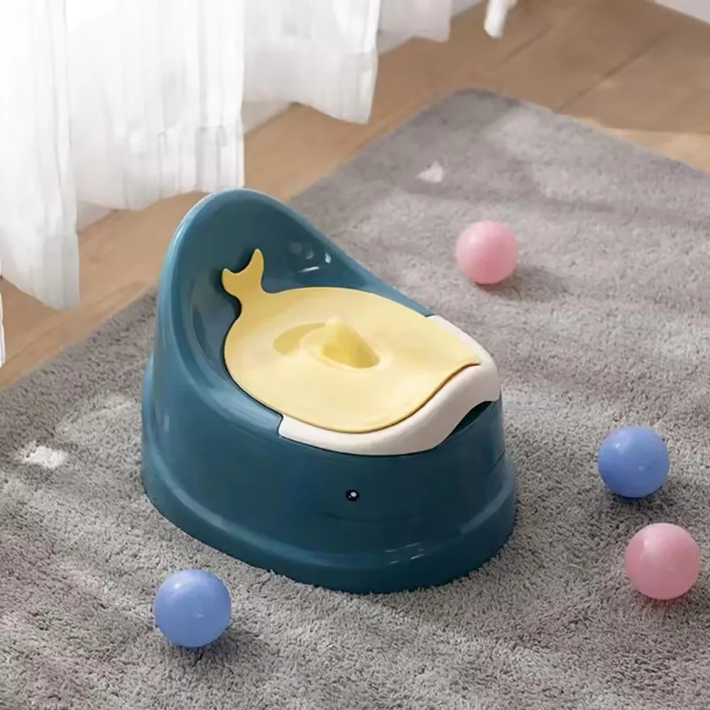 1pc Portable Toddler Potty Baby Toilet Trainer Training Toilet For Travel Stable And Safe Oval Bottom Design Non Slip Potty