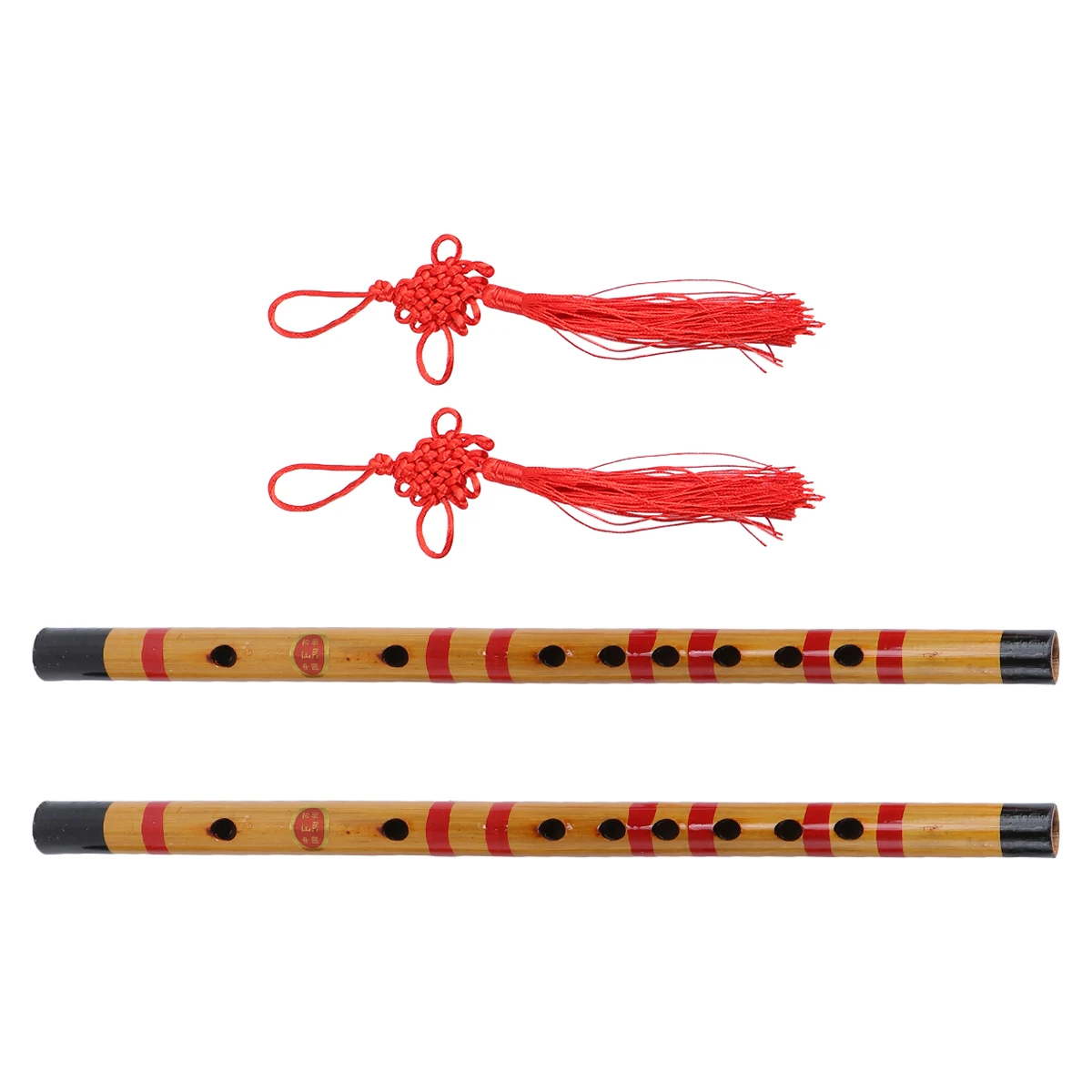 

Bamboo Flute Handmade Chinese Traditional Musical Instrument For Beginner Kids Adults Exquisite Wood Carved Wind Flute