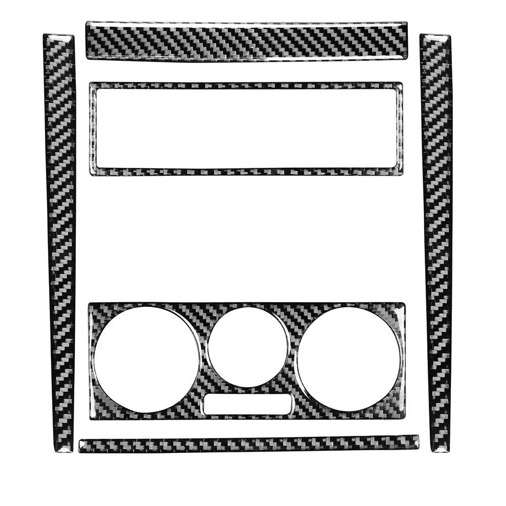 Black Carbon Fiber Cover Carbon Fiber Material Epoxy Coating Finish Tape Attached Backing For Golf 4 MK4 1999-2004