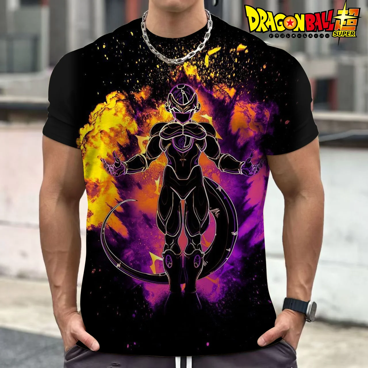 

2025 Super 3D Dragon Ball Child T-shirt Boy Boutique Clothing Girls Clothes Man Cartoon Children's Fashion Printing Saiya Goku