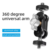 Aluminum Alloy Magic Arm Universal Adjustment 1/4 Interface Fill Light Bracket Live Photo Strange Hand Photography Accessories