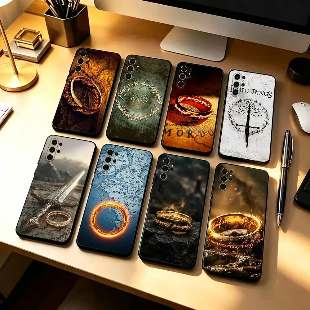 Espada mágica del mapa El Señor de los Anillos Funda suave a prueba de golpes para Samsung S26,21,22,23,24,25,20,10,9,Ultra,Plus,Fe, Lite