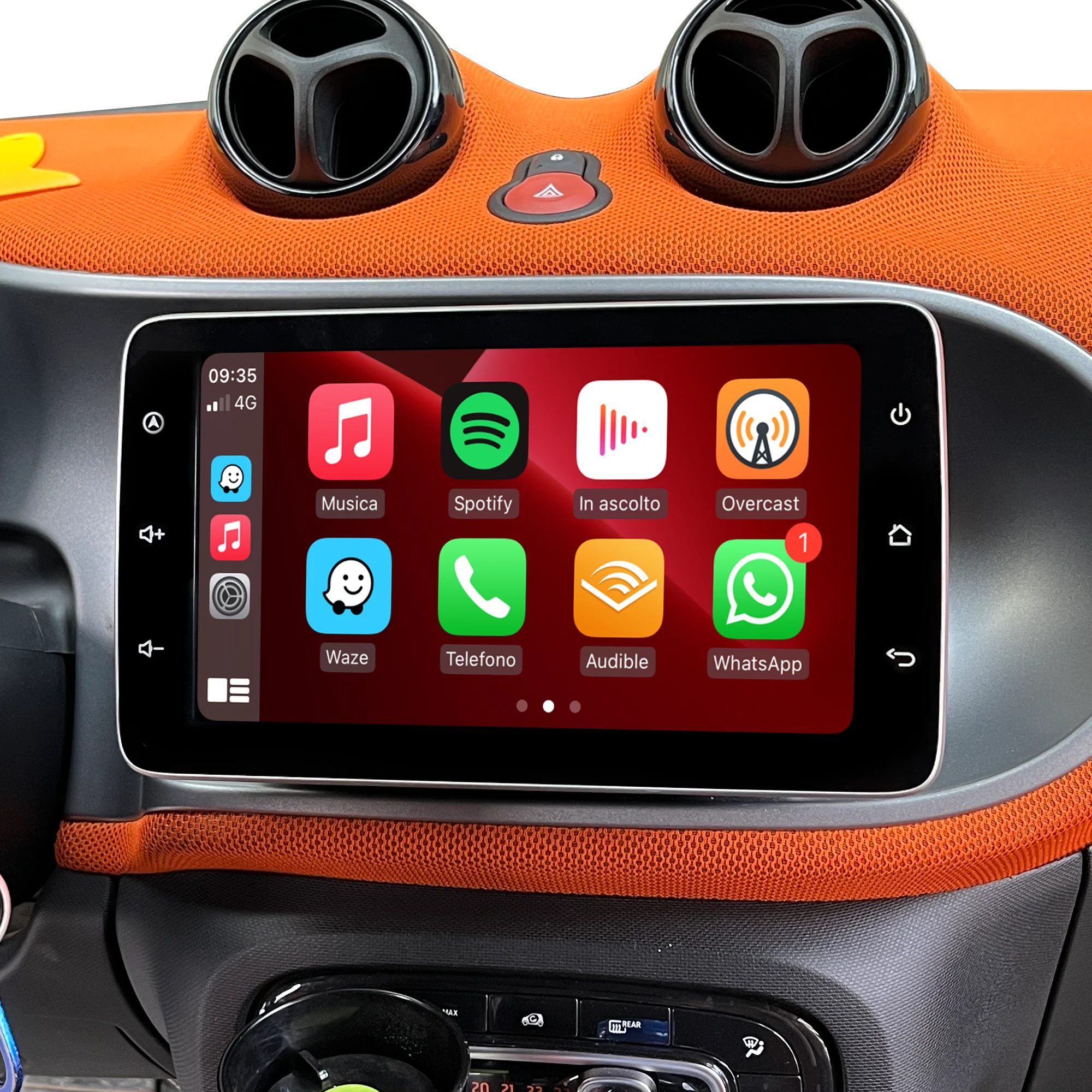 

Hualingan Android Screen for Smart Fortwo (2014-2020) Car Multimedia Stereo Radio Player GPS Navigation Carplay Auto Head Unit