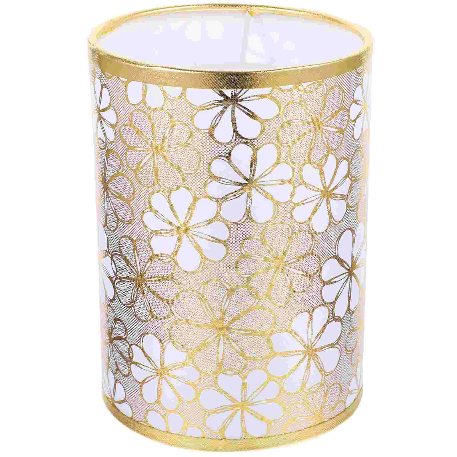 Indoor Table Lamp Fabric Square Linen Lampshade Wall (square-tree Pattern) Pendant Light Patterned Cylinder Rustic Shades