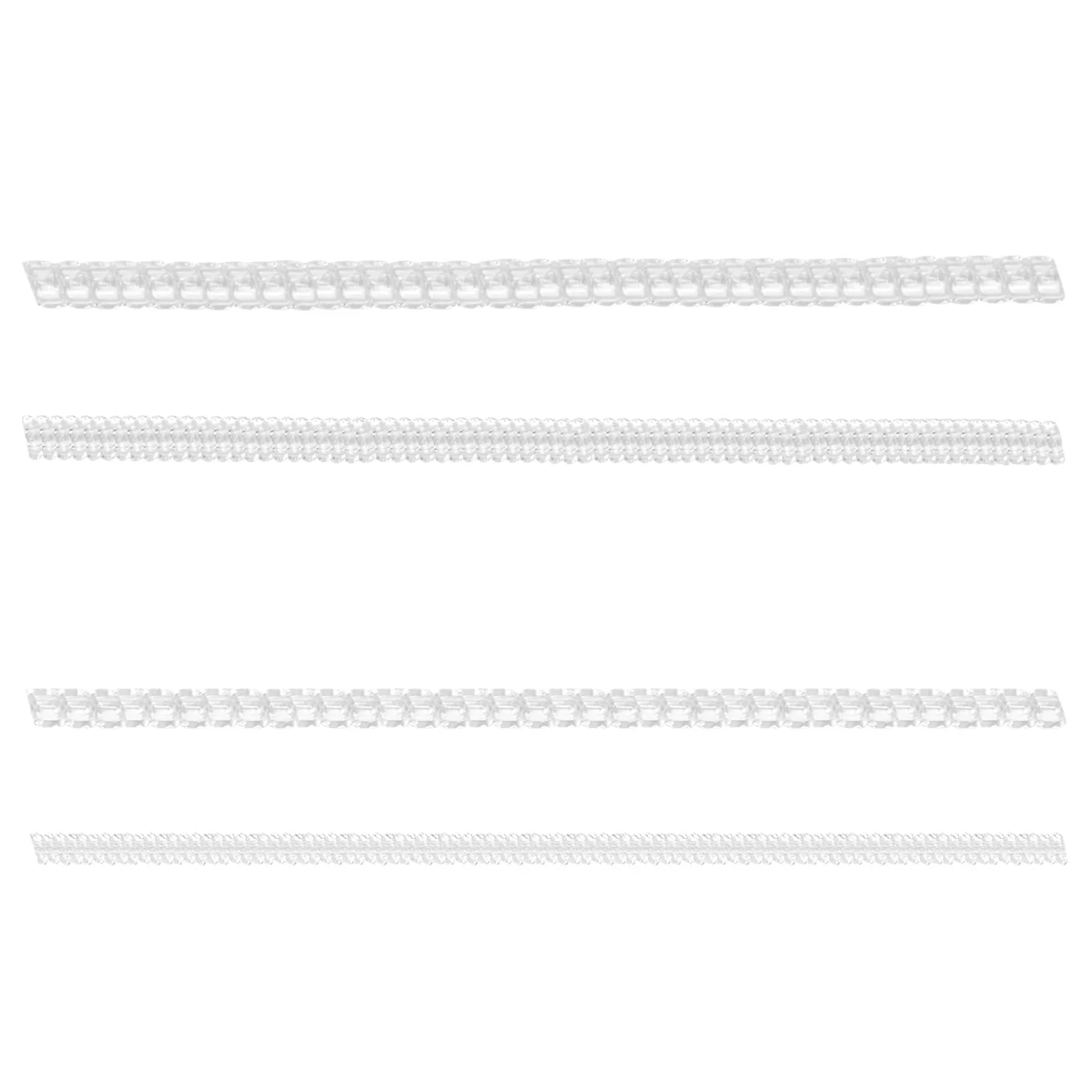 N88R Ring Size Adjuster for Loose Rings Invisible Ring Guard Clip Transparent Silicone Sizer Tightener Resizer 4 Sizes