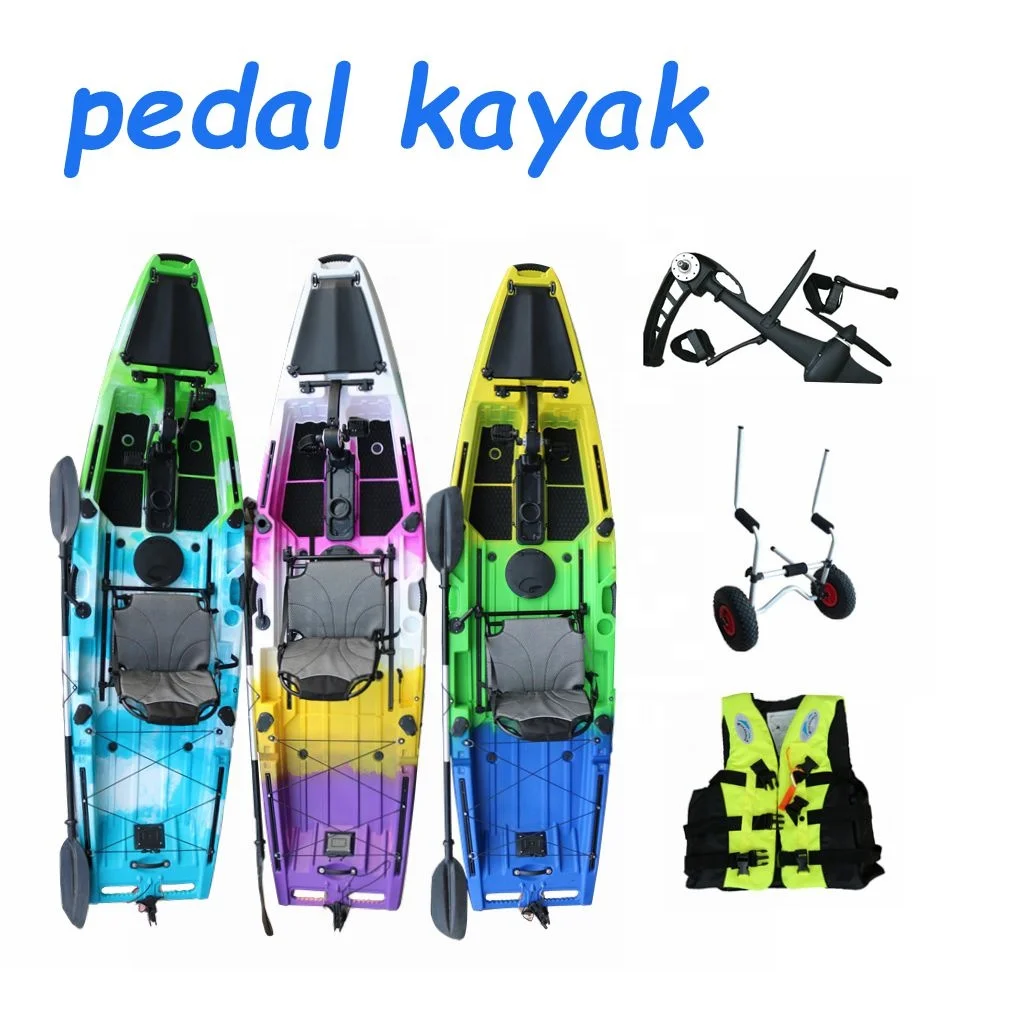 Vicking 10.5FT Fishing Pedal Kayak Single Seat One Person For Sale HDPE Hard Plastic Material Fishing Kayak With Pedal Drive view 3