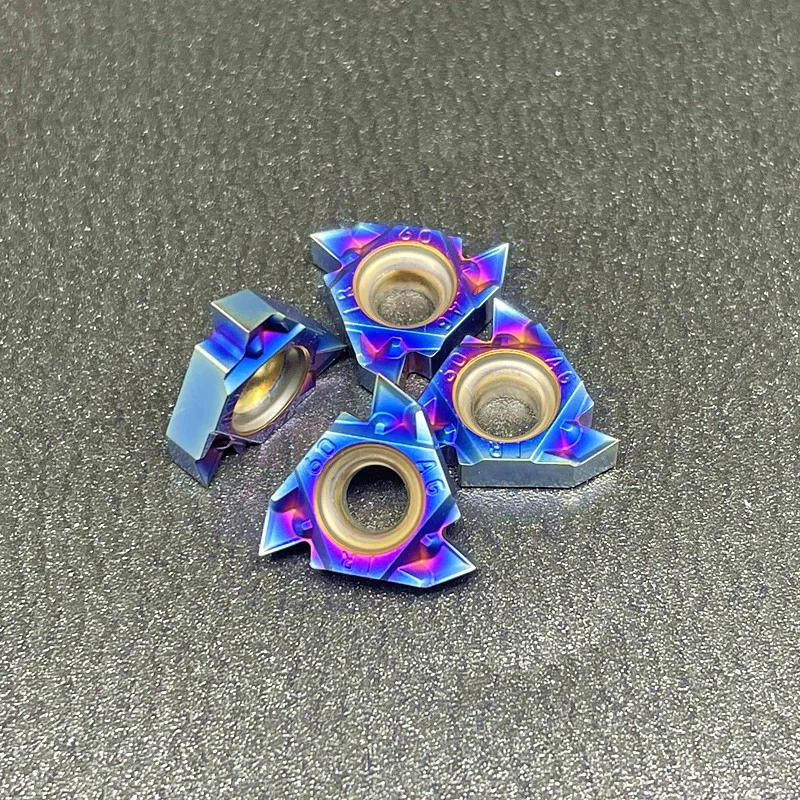 MMT16ER AG60-S MMT16IR AG60-S High quality nano blue thread insert cemented carbide blade CNC tool blade 16ER 16IR AG60