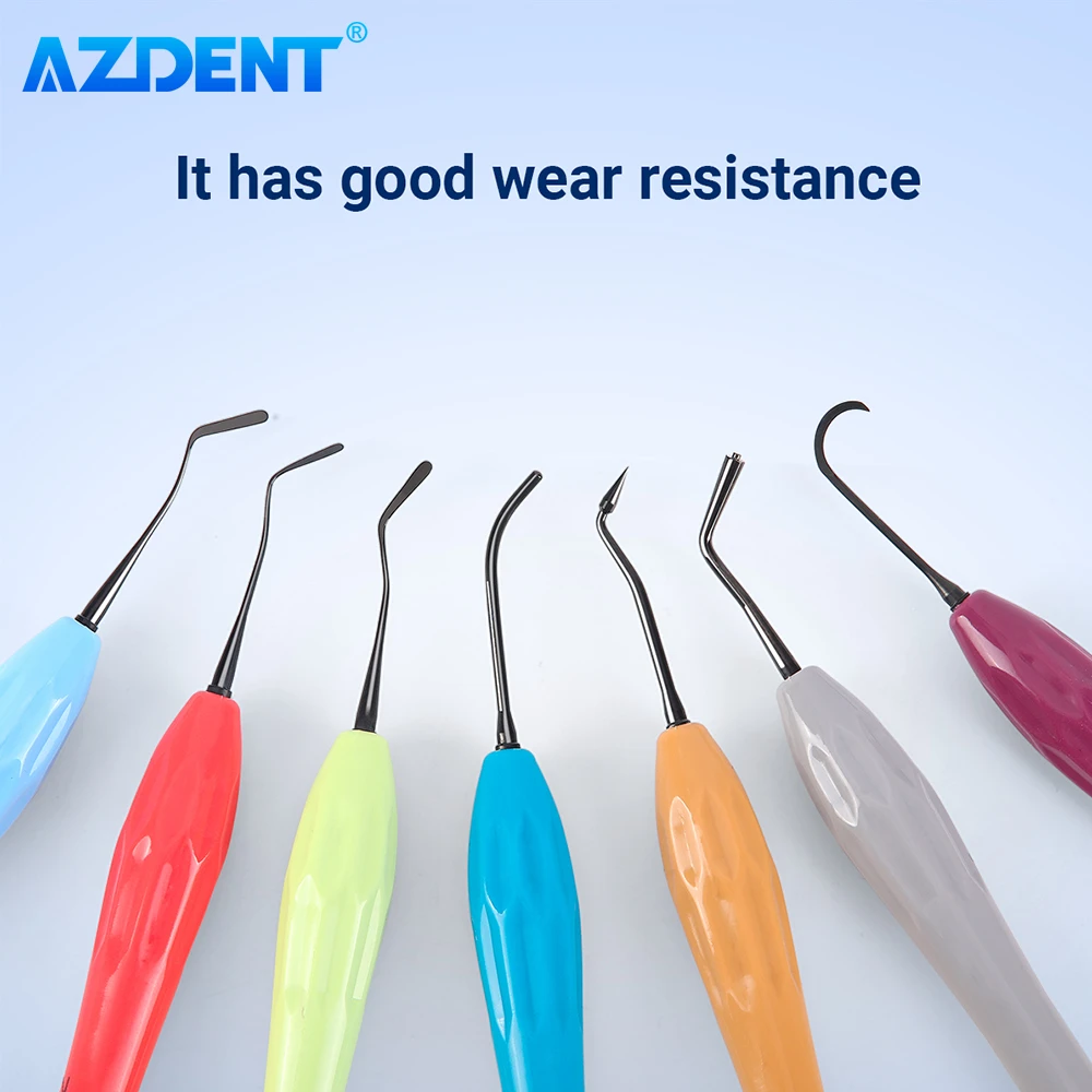 AZDENT Dental Resin Filler Filled Restorative Instrument Aesthetic Restoration Knife Sterilization Dentistry Tools Autoclavable