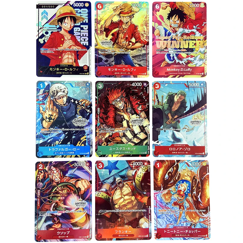 48pcs/set One Piece TCG OPCG OP01 Card Game Luffy Shanks Roronoa Zoro Nami Japanese Version Replica Game Anime Collection Cards