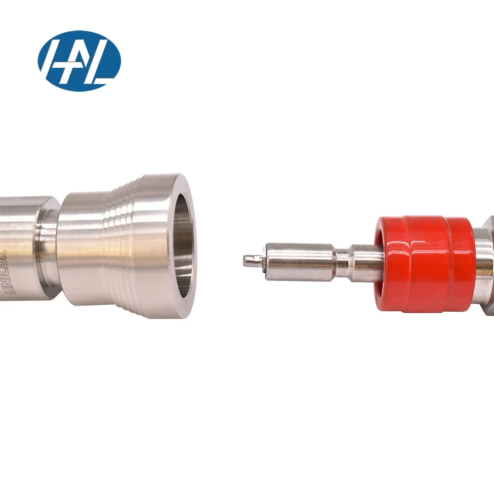 SS316L Stainless Steel Quick Connector Hydraulic Couplings Polished Surface Treatment
