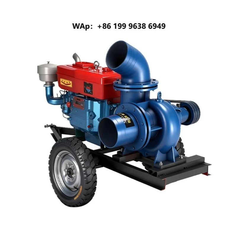 Dewatering Centrifugal High Pressure Sewage Water Automatic Single Cylinder  Engine Pump with Agriculture Irrigation