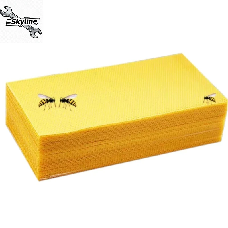 30 Pcs Beeswax hive honeycomb Beekeeping tools beehive Help bees to make nests Made of high quality beeswax Farm beekeeper