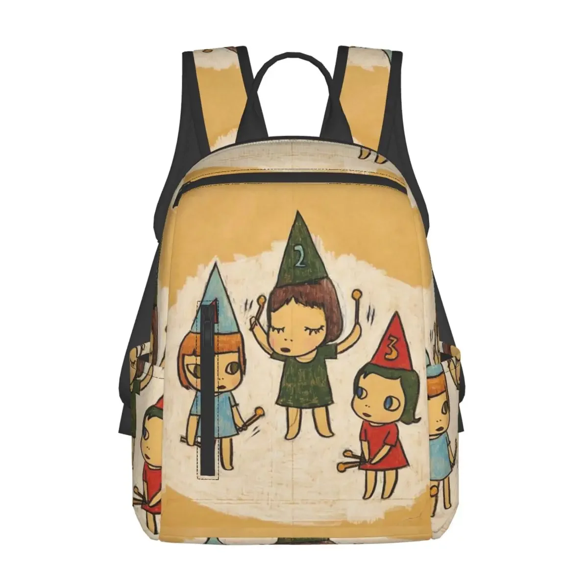 

Funny Yoshitomo Nara Backpack Daypack Large Capacity Children BookBag School Bag Shoulder Bags for Men Women