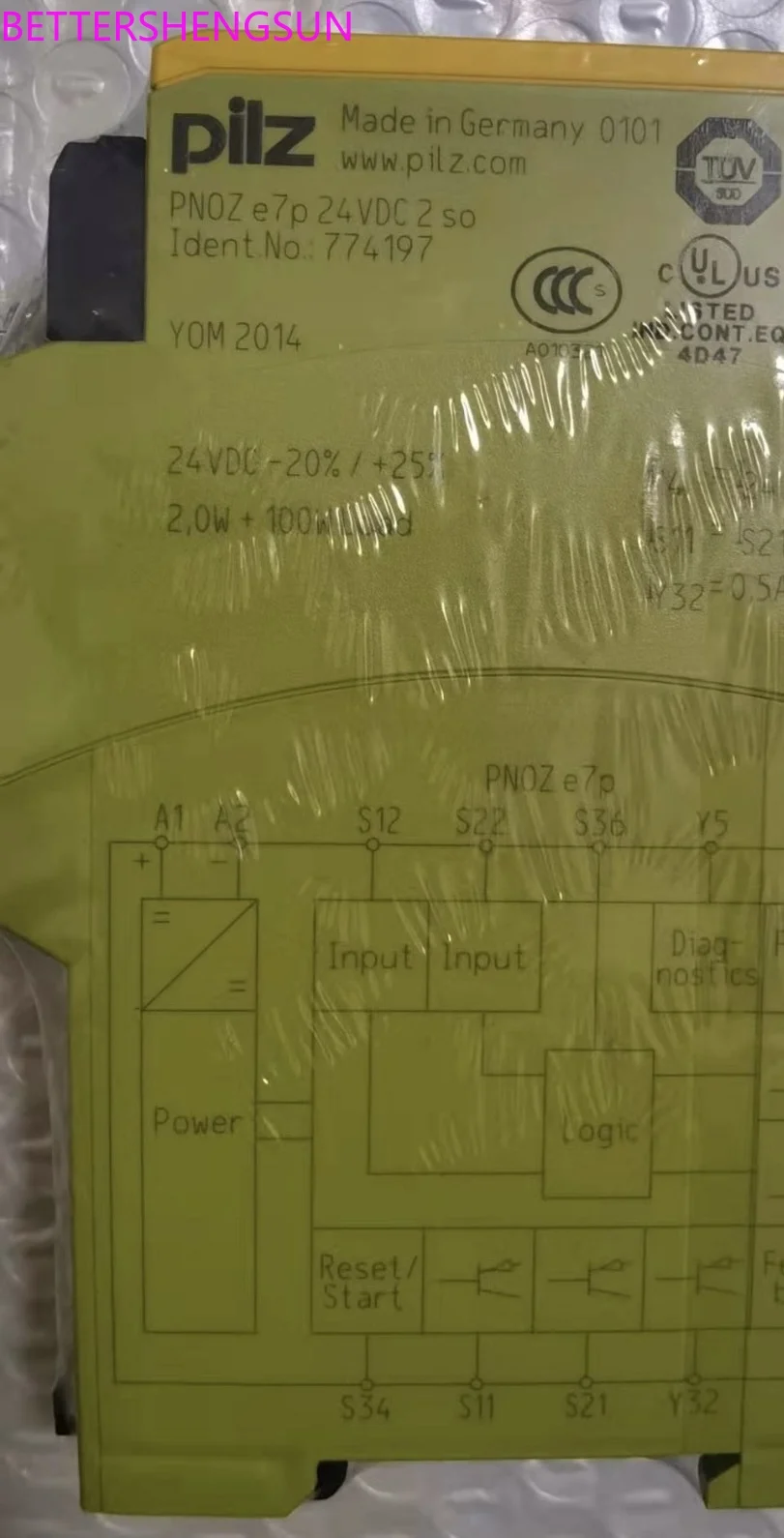 Safety relay PNOZ e7p 24VDC 2 so 774197