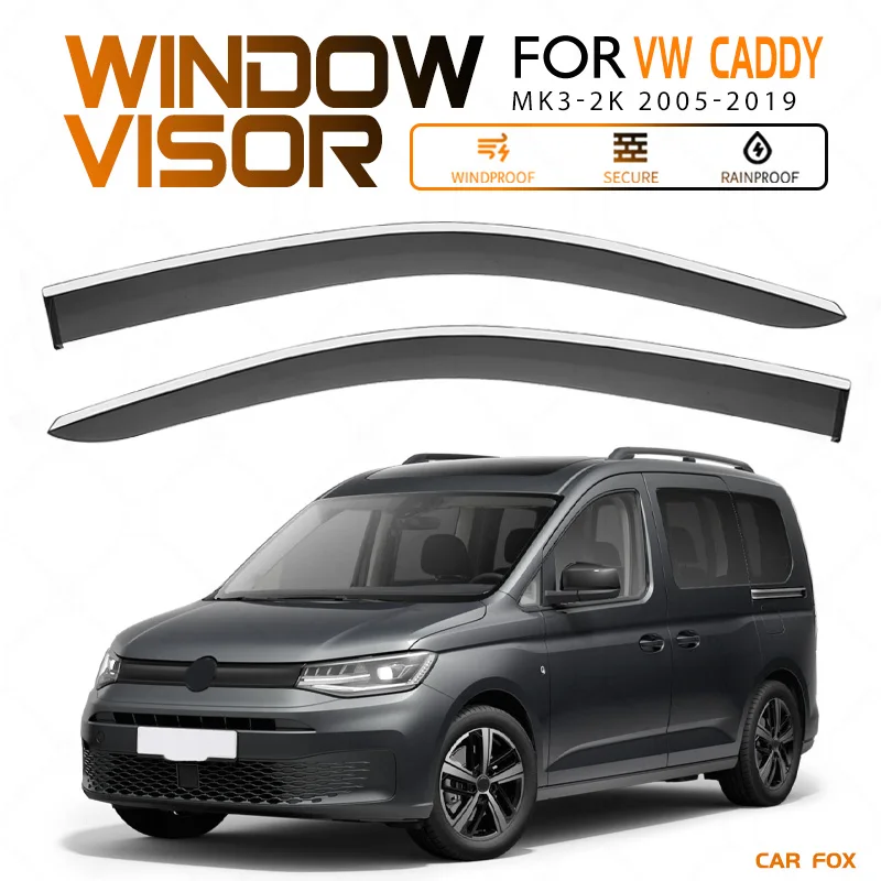 

4 шт./комплект, защита от солнца и дождя для VW Caddy 2K 2005-2019