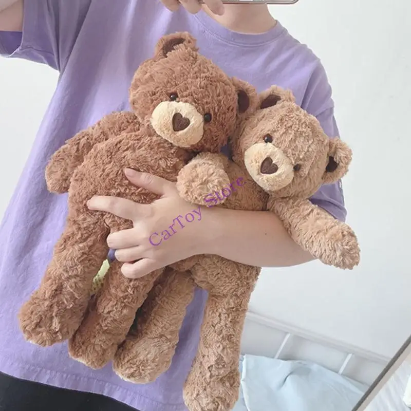 Lovely Bear Plush Toy Animal Doll Decorative Stuffed Bear for Couch Car Cuddly Toy for Adult Stress Relieve