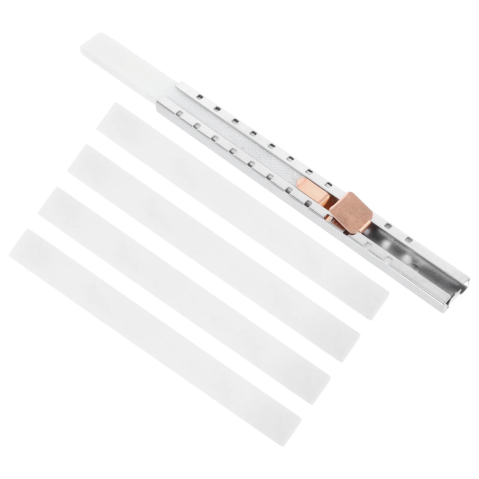 1Set Ergonomic Soapstone Welding Marker Holder Flat Talc Chalk Tool for High Temp Metal Marking Steel Aluminum Construction