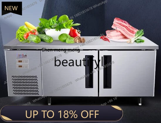 

Z189 Refrigerated and frozen workbench kitchen Refrigerator workbench Refrigerated cabinet Workbench Fresh-keeping cabinet