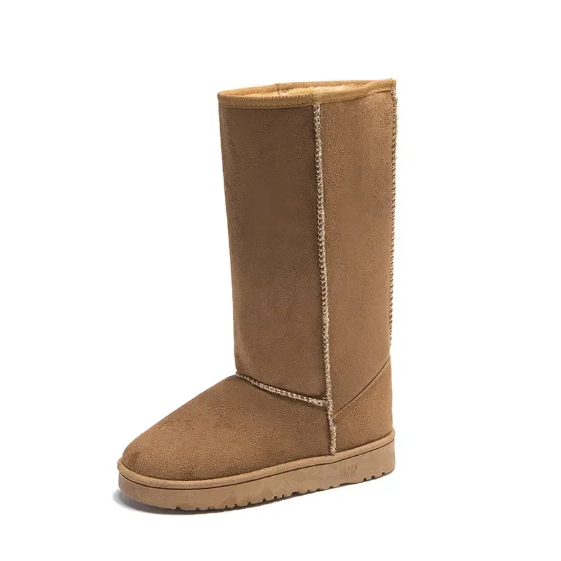 Women Tall Winter Padding Black Boots Fashion Snow Boots Women\'s High Boot Size 41 Hot Warm Shize 41 Hot Warm Shoes Botas Mujer