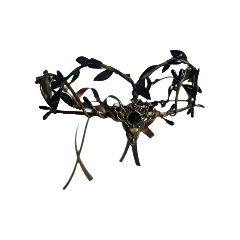 1 stks Elven Crown Elf Tiara Wijnstok Hoofddeksel Fee Heks Diadema Gothic Hoofdband Haar Bos Bruids Bruiloft Accessoires Jurk