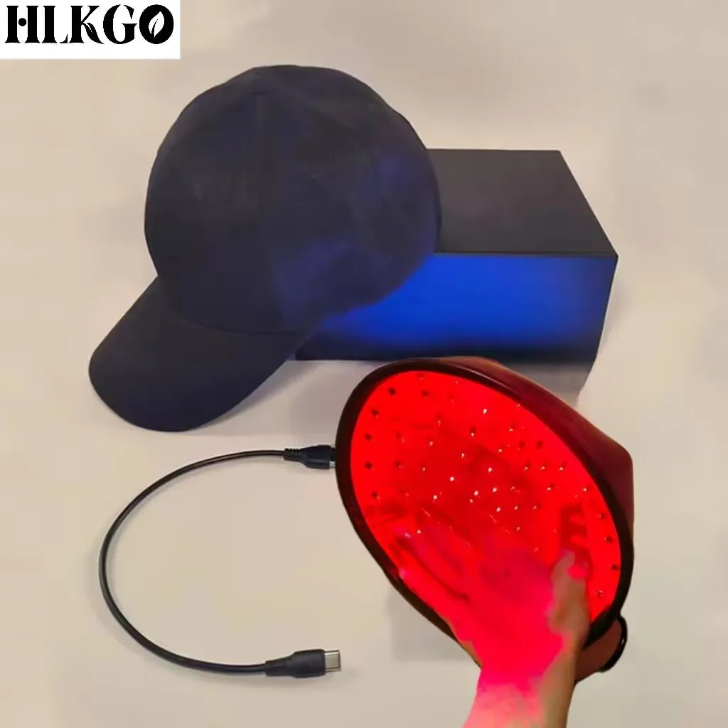 

Лазерная шапка 650 нм для стимуляции роста волос, терапия красным светом, против выпадения волос, для расслабления кожи головы