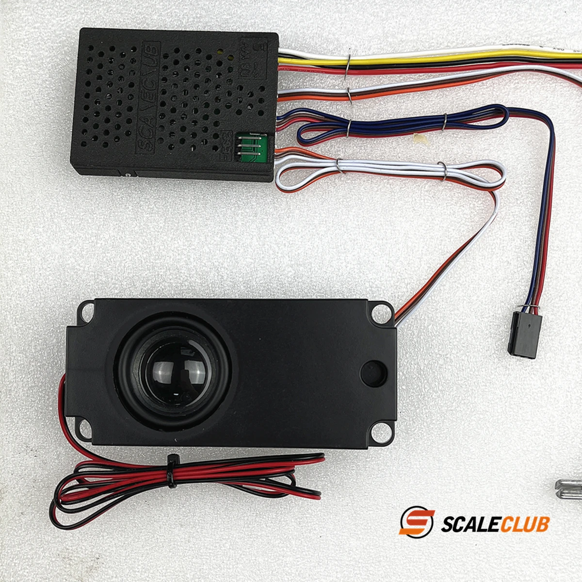 Universal Tamiya 1/14 Scale RC Tractor Truck Sound Module for Model Vehicles - SCALECLUB SZ3T-TY-1 Mud Truck