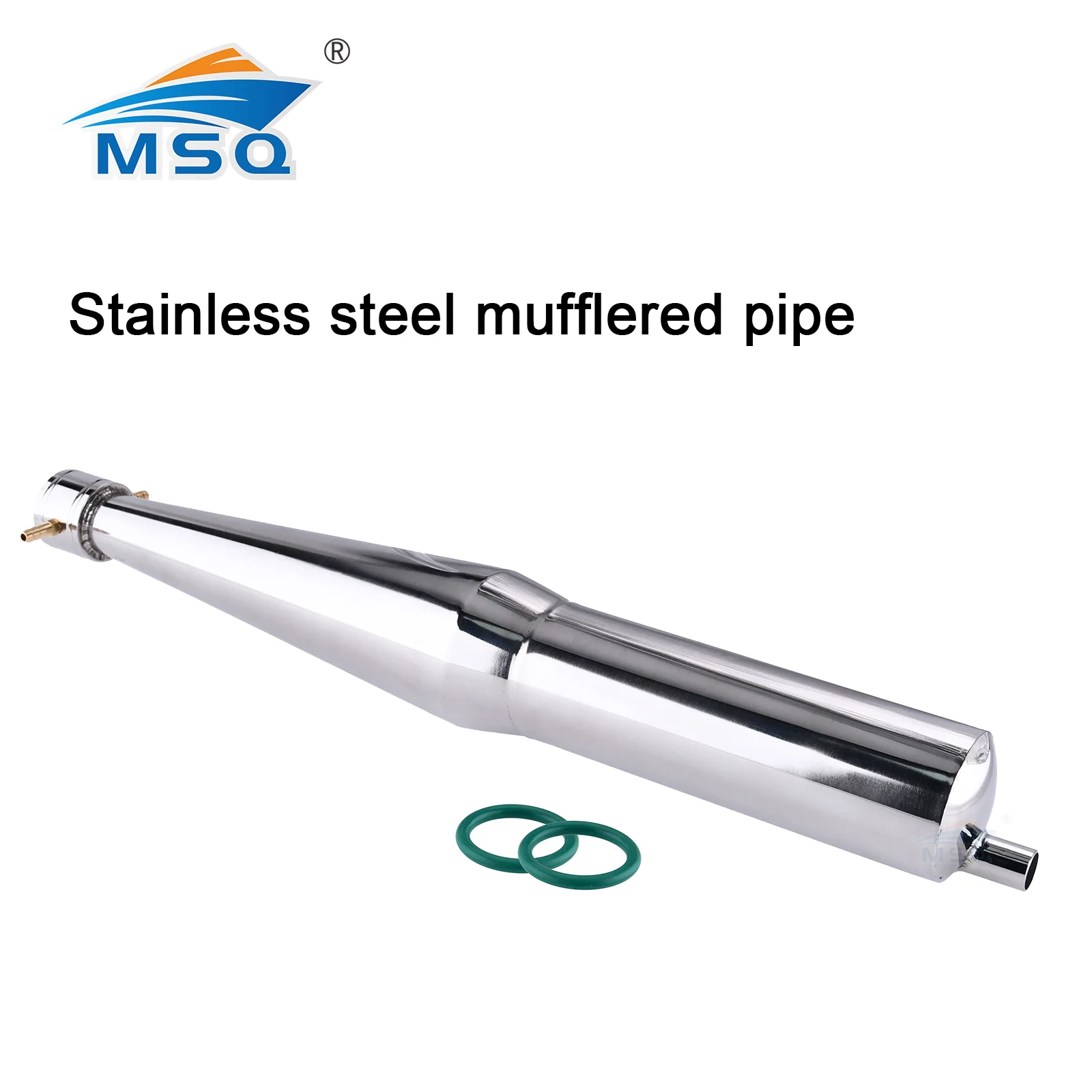 

High Quality 23-30cc Zenoah Gas Marine Engine Stainless steel mufflered pipe for Rc Boat